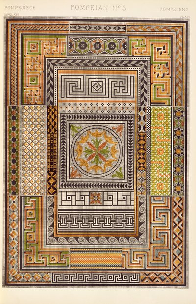Pompeiian Ornament from Ch V, Plate XXV of 